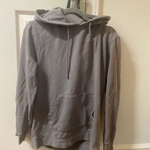 grey mens hoodie